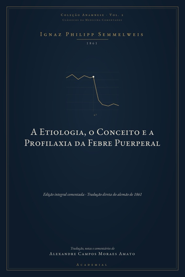 Capa do livro A Etiologia, o Conceito e a Profilaxia da Febre Puerperal