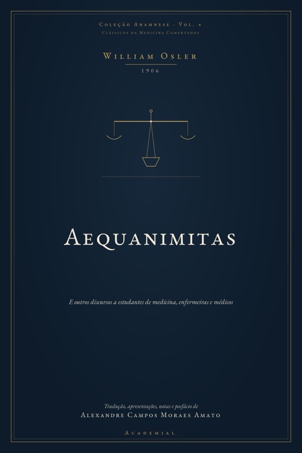 Capa do livro Aequanimitas